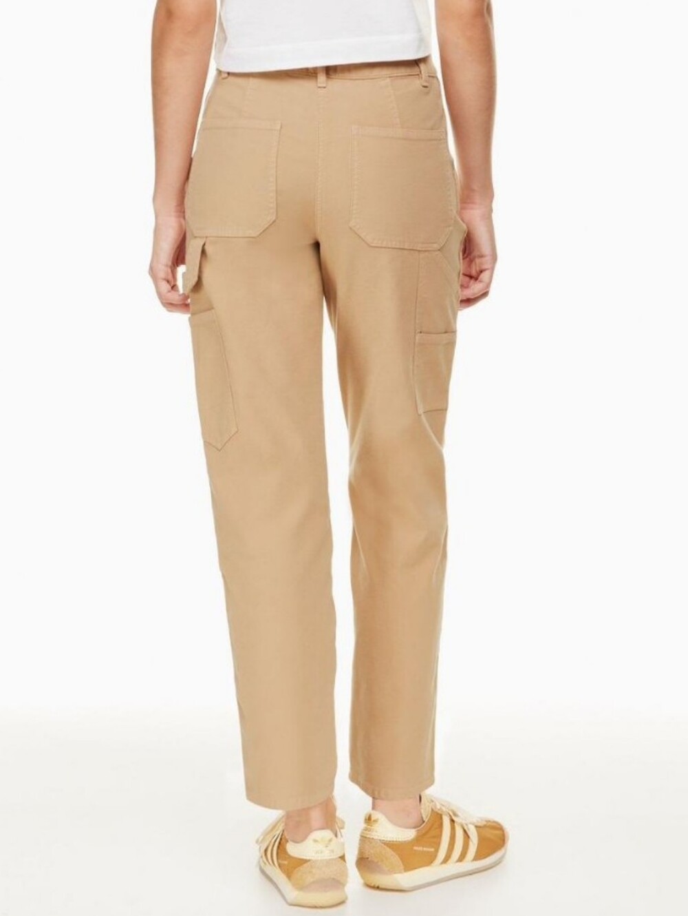 Aritzia Wilfred Free Brennan Utility Carpenter Pants Cargo Beige Double Knee 6